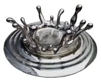 Всплеск воды из нержавеющей стали (517626) монтаж арт-объект  в Санкт-Петербурге