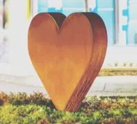 Кортеновская сталь скульптура сердце (518279) монтаж арт-объект  в Санкт-Петербурге