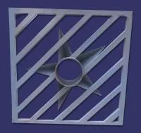 Звезда стальная (197146) монтаж комплект горелка ГВД 379 10 89 00 ПС вечный огонь ø 1000 мм. пустотелая  в Санкт-Петербурге