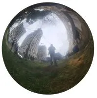 Шар из нержавеющей стали ø 600 мм. (517182) производство - сфера арт-объект пустотелая  в Санкт-Петербурге