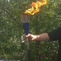 Факел на праздник Сахалин (197156) производство жидкость факелы ø 135 мм. ветроустойчивая  в Санкт-Петербурге