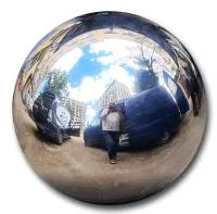 Шар ø 600 мм. полый полированный (517585) поставка - сфера арт-объект пустотелая  в Санкт-Петербурге
