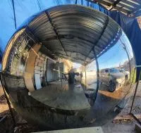 Сфера шар ø 2000 мм. (514274) производство - арт-объект пустотелая  в Санкт-Петербурге