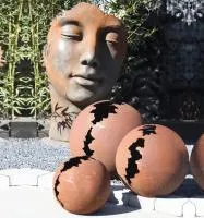 Кортен 3 шара — парк декор (518952) ∅ 950 750 450 мм. Санкт-Петербург 