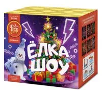 Батарея салютов Ёлка-шоу ЕС682 купить от производителя ФейерЛэнд — Санкт-Петербург