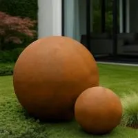 Кортен 2 шара - композиция (518935) ∅ 0,75 и 1,5 м. Санкт-Петербург 