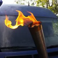 Факел сценический левкой (197153) сертификат жидкость факелы ø 135 мм. ветроустойчивая  в Санкт-Петербурге