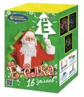 Батарея салютов Ё-Ёлка Р7062 купить от производителя Русский Фейерверк — Санкт-Петербург