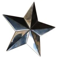 Звезда на стелу обелиск (197202) монтаж - стела памятник ø 250 мм. пустотелая  в Санкт-Петербурге