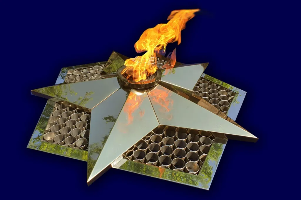 Вечный огонь в Санкт-Петербурге Вечный огонь звезда с газовой в Санкт-Петербурге